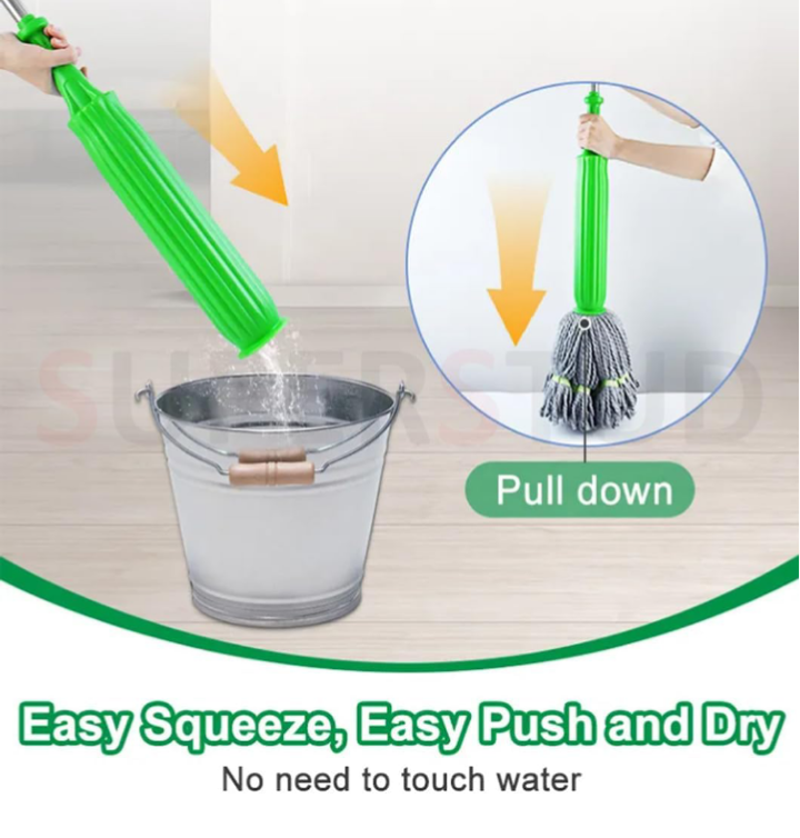 Self-twisting Water Rotating Mop